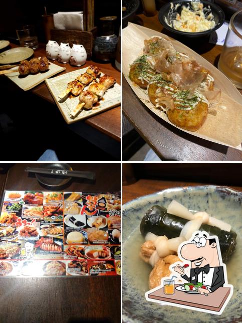 Comida em Izakaya Omoide Sakaba