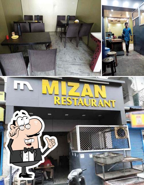 The interior of Mizan resturant