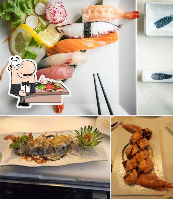 В "Ristorante Sakura" вы можете попробовать разные блюда с морепродуктами