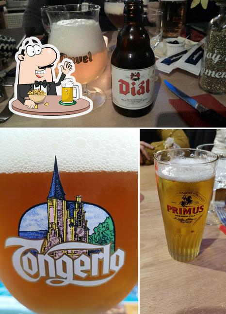 Commandez un verre de bière blonde ou brune