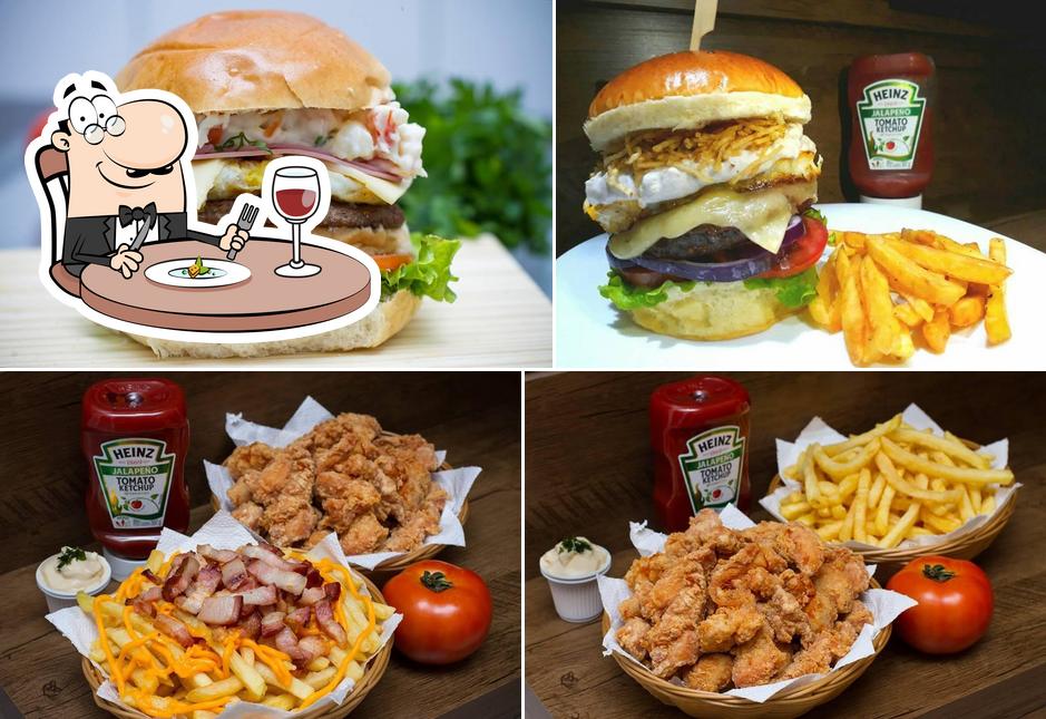 Comida em Big Planet Burguer