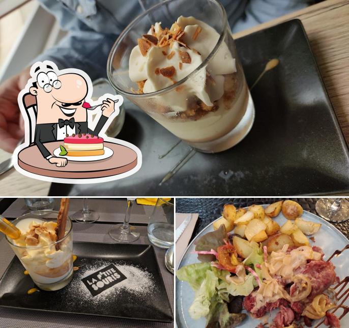 Restaurant La P'tite Souris offre un nombre de desserts