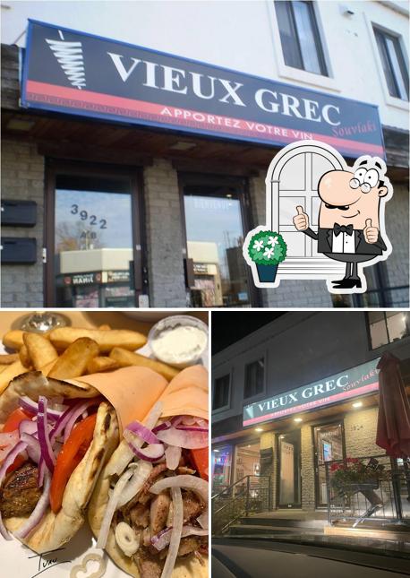 Jetez un coup d’oeil à la photo indiquant la extérieur et nourriture concernant Souvlaki Vieux Grec