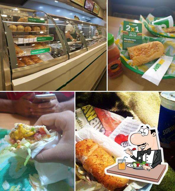 Platos en Subway