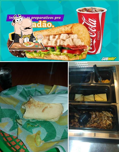 Comida em Subway