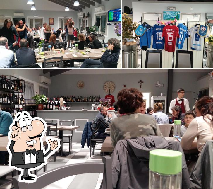 Gli interni di All'Olmo Ristorante Pizzeria