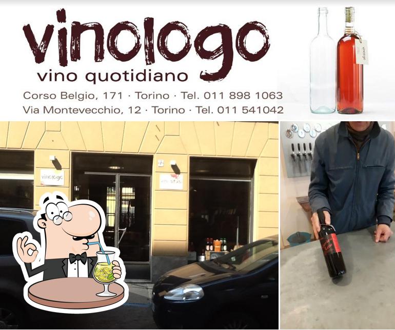 La immagine della bevanda e interni di Vinologo Montevecchio - Vini Sfusi e Bag in box