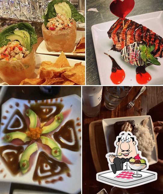 Island Time Sushi Bar and Seafood Grill sirve distintos dulces