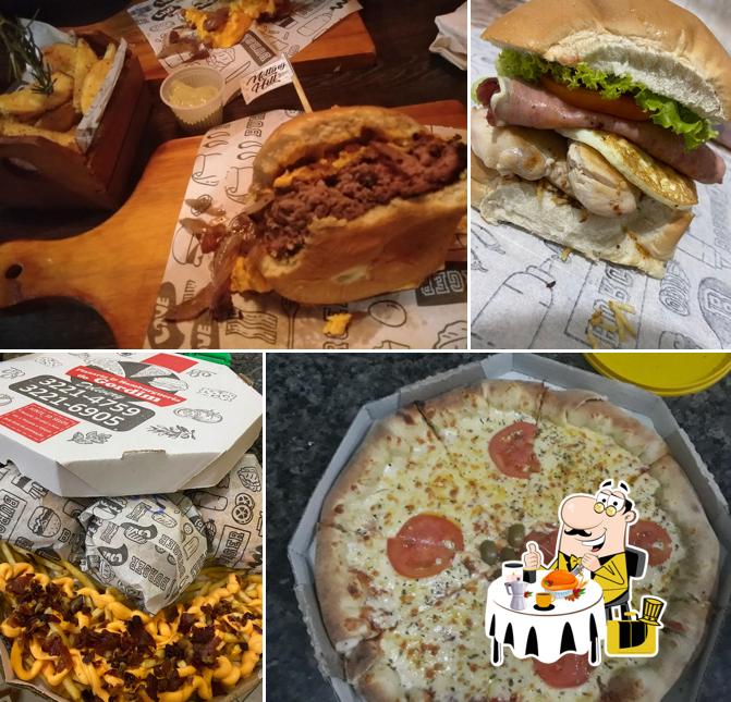 Comida em Pizzaria e Hamburgueria do Gordim