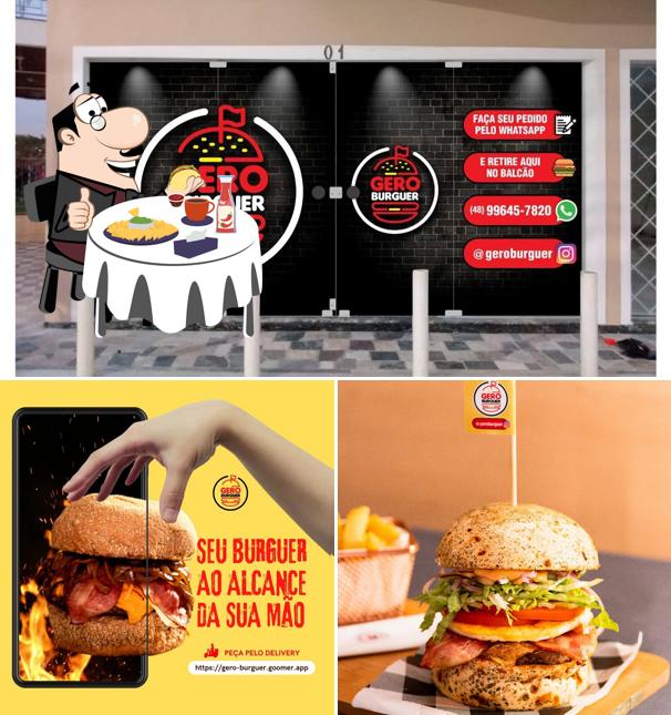Hambúrguer em Garo Burguer