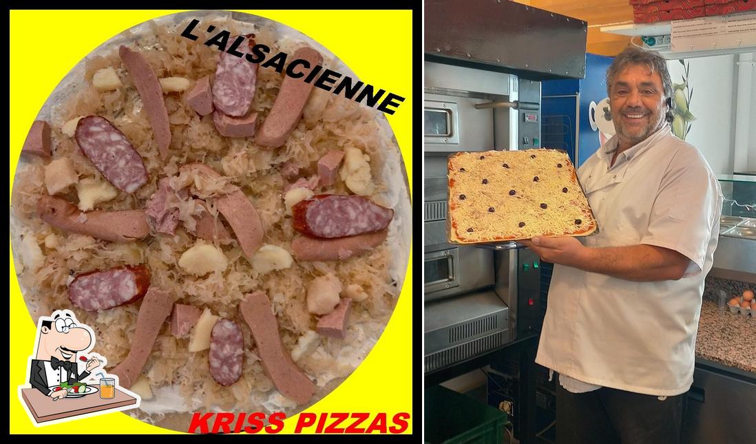 Nourriture à Kriss pizzas