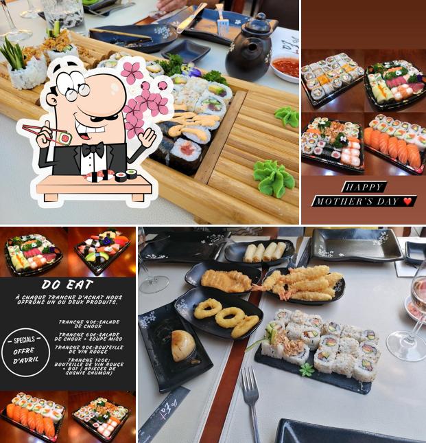 Pide uno de sus diferentes tipos de sushi