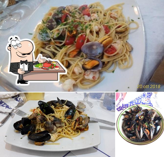 Choisissez de nombreux repas à base de fruits de mer proposés par Da Giovanni specialità marinare