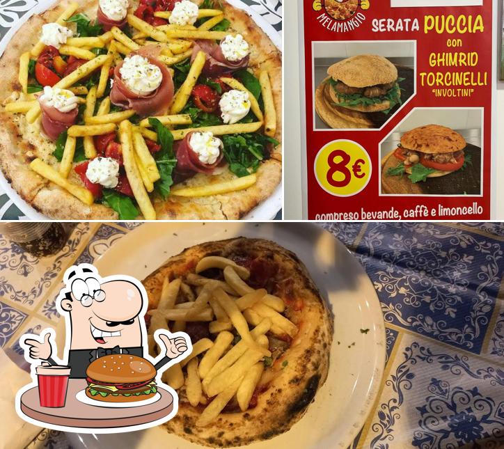 Hamburger al Pizzeria Focacceria Melamangio da Paolo