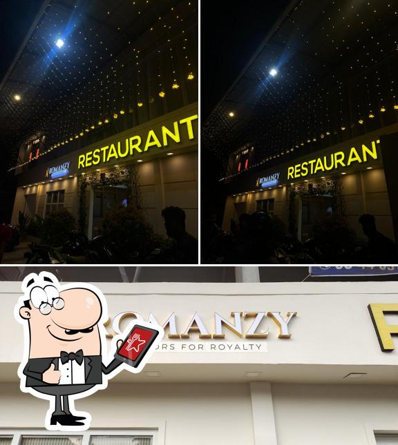 The exterior of Romanzy Restaurant