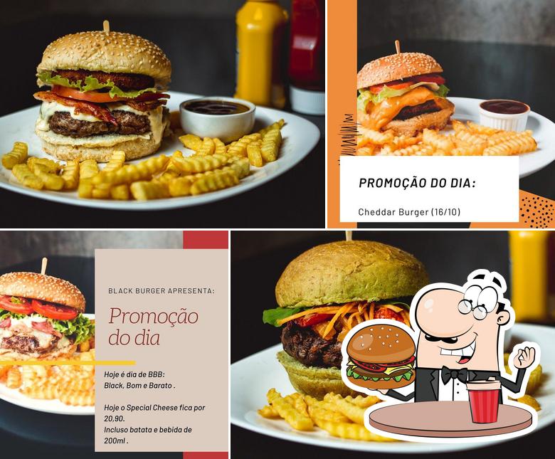 Os hambúrgueres do Black Burger Artesanal irão saciar diferentes gostos