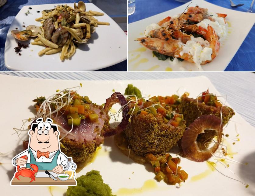 Prova tra i molti prodotti di cucina di mare disponibili a La Lampara