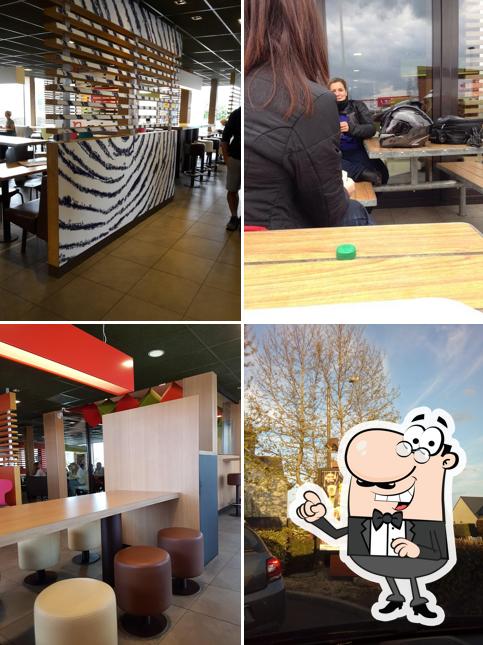 L'intérieur de McDonald's