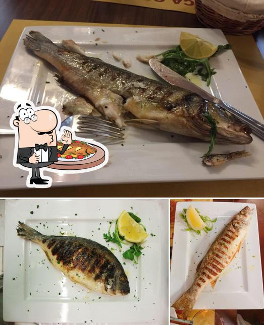 Antica Osteria Ai Tre Leoni serve un menu per gli amanti del pesce