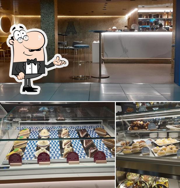 Gli interni di Alemagna caffè e pasticceria