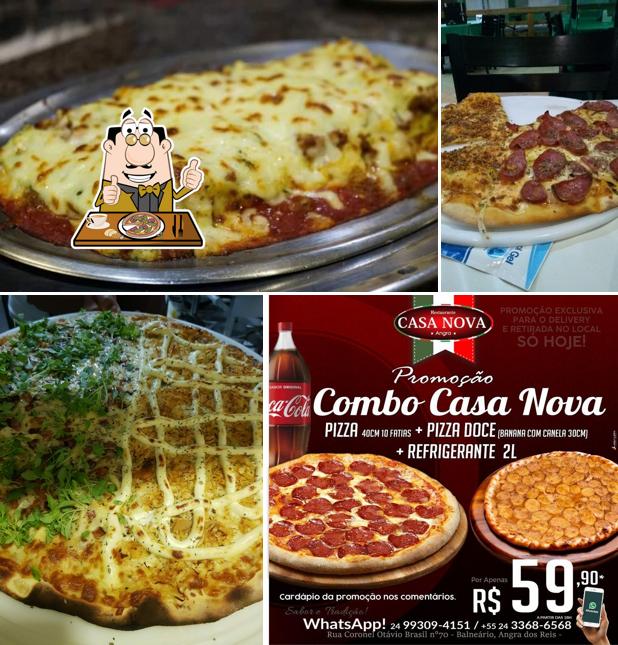 Peça pizza no Casa Nova