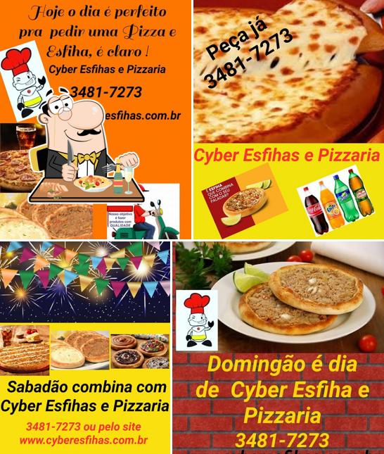 Platos en Cyber Esfihas & Pizzas