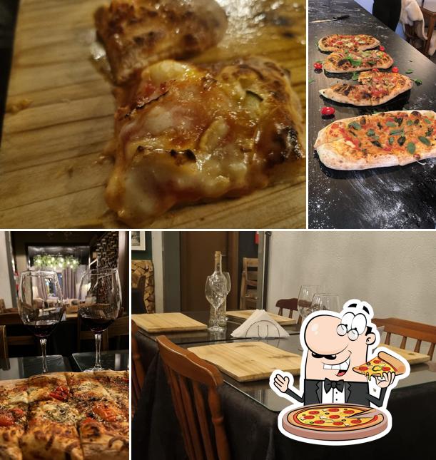 Escolha diferentes tipos de pizza