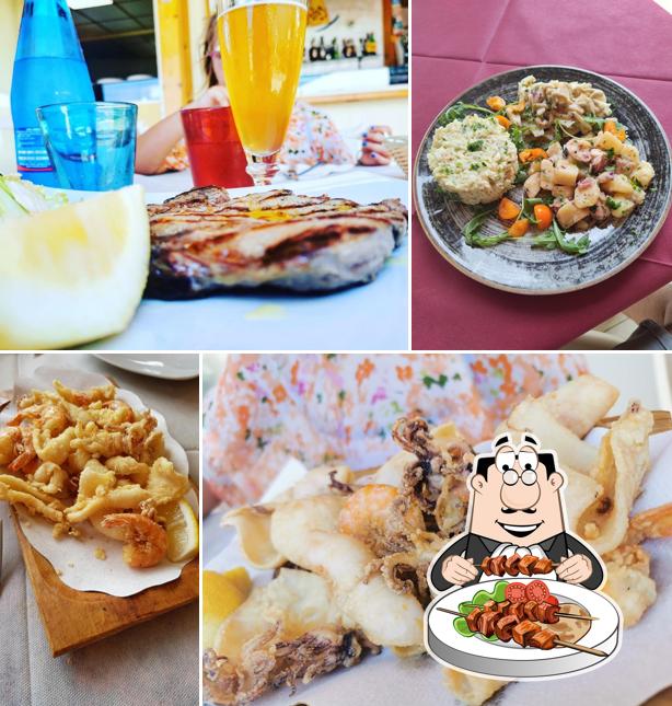 Cibo al Ristorante Pizzeria Praia do sol
