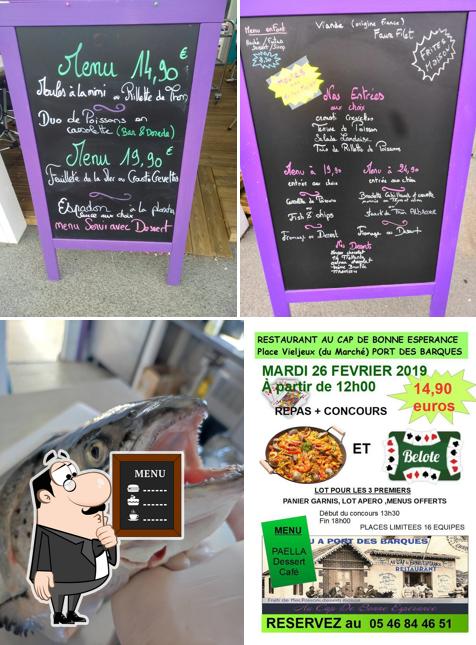 Découvrez le menu du jour sur le tableau