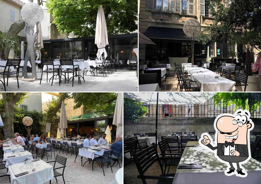 Découvrez l'intérieur de La Cour d'Honneur - Restaurant Avignon Centre Ville