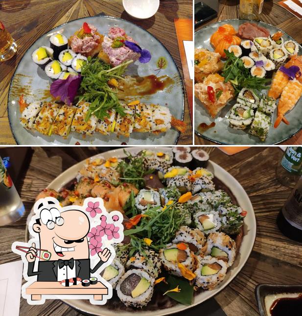Les sushi sont disponibles à Kuma
