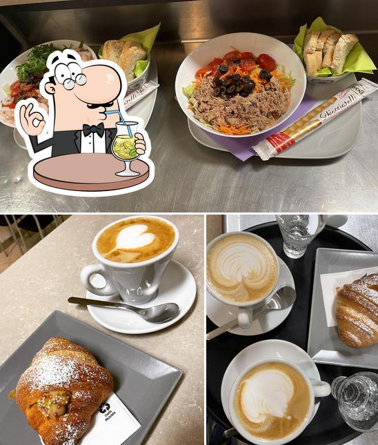 Tra le varie cose da Lucy's Cafe si possono trovare la bevanda e cibo