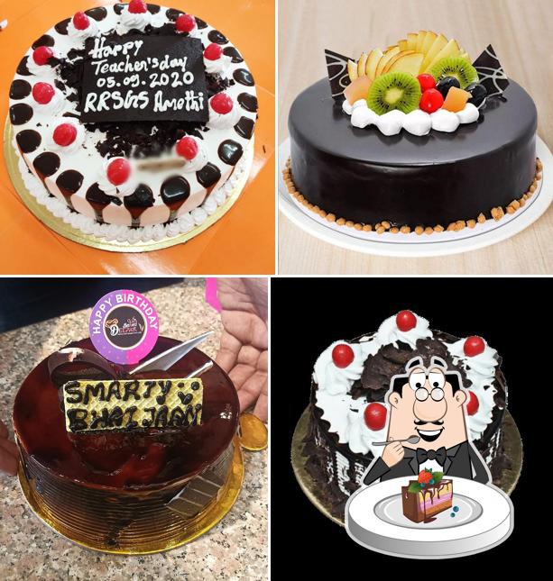 Chocolate cake at Deepak Bakers & Akash Ice Cream Parlour