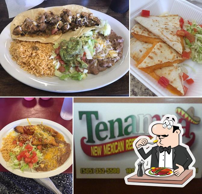 Food at Tenampa New Mexican Restaurant