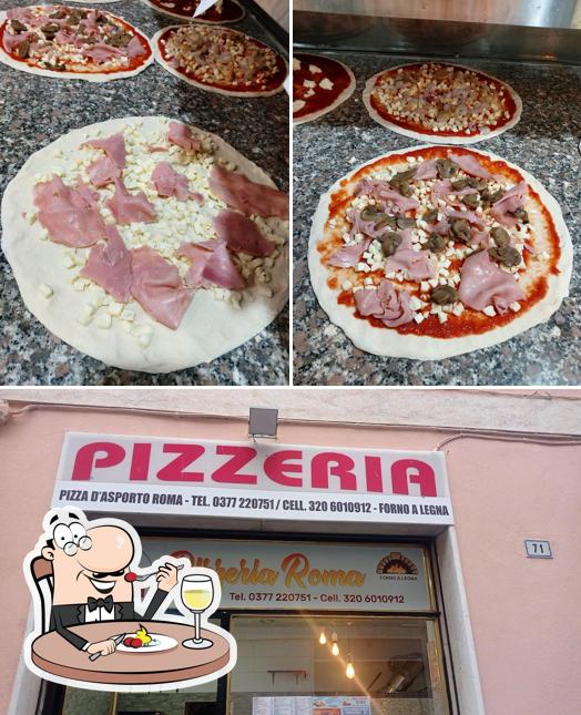 La immagine di cibo e esterno da Pizzeria Roma