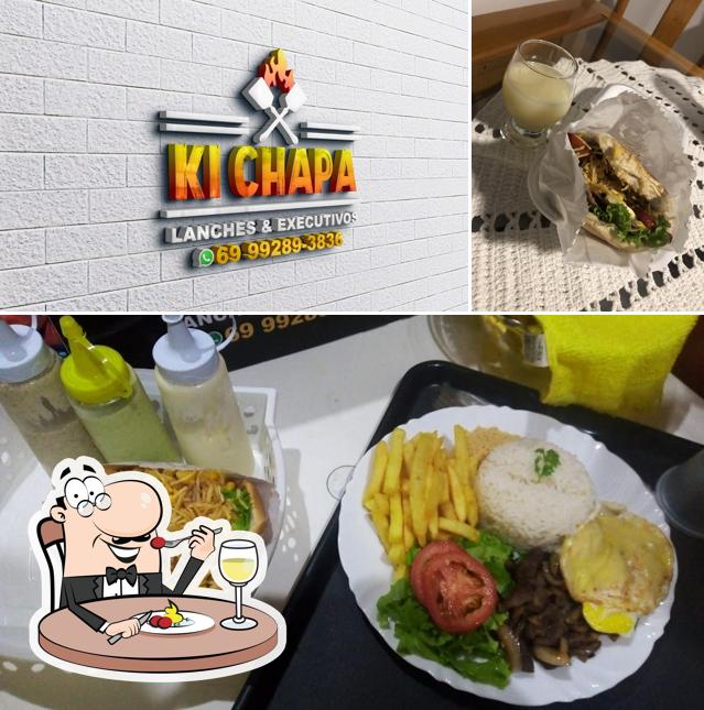 Entre diversos coisas, comida e exterior podem ser encontrados a Restaurante e Marmitex Ki Chapa