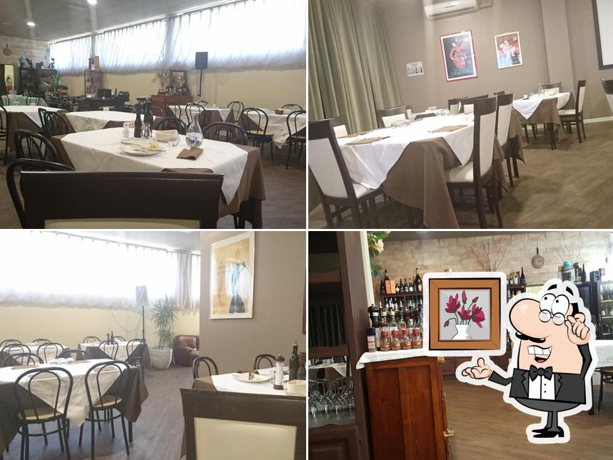 Gli interni di Trattoria da FABRI