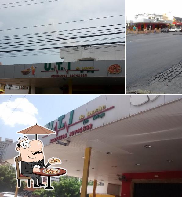 O exterior do U.T.I do Lanche