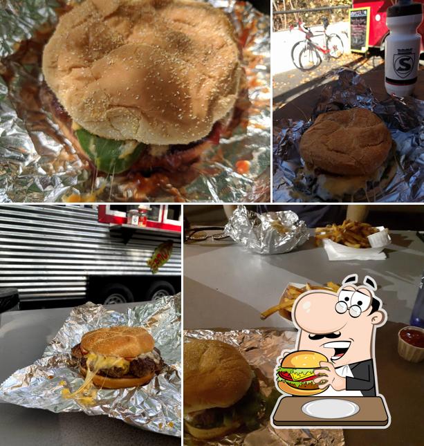 Treat yourself to a burger at Cosmic Carry-out