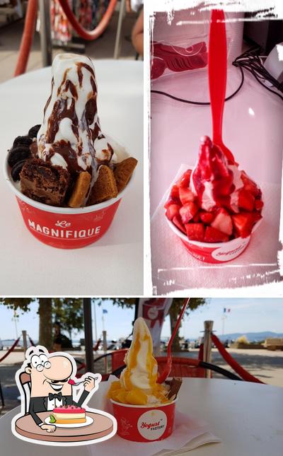 Yogurt Factory Saint-Raphael tiene distintos postres