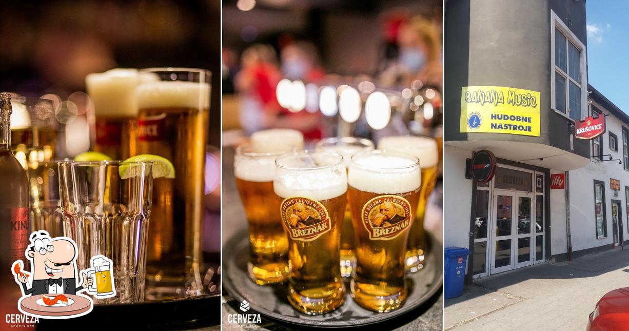 Commandez un verre de bière blonde ou brune