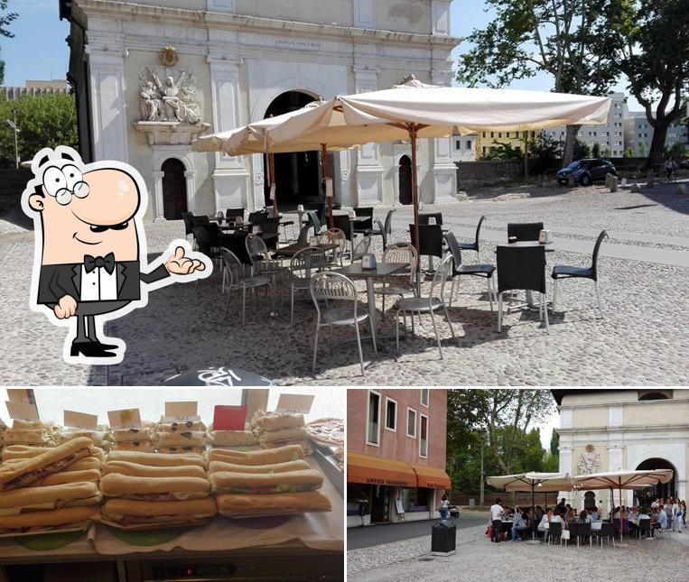 Bar Antico Desiderio si caratterizza per la interni e cibo