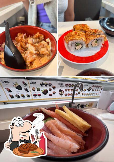 Get meat dishes at Genki Sushi • SM Baguio