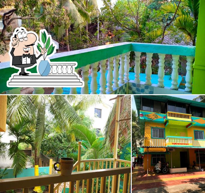 The exterior of Laxmi Narayan Cottage