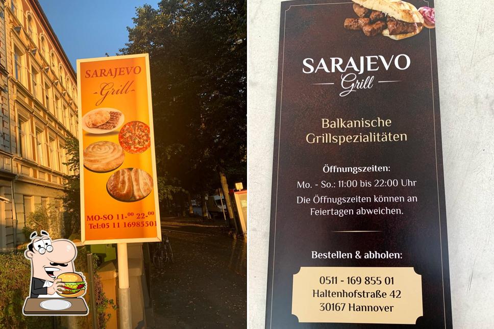 Prenez un hamburger à Sarajevo Grill