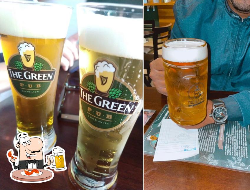 The Green Pub serve uma opção de cervejas