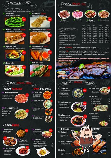 Bi-One Korean BBQ, 1030 South Park St in Halifax - Restaurant menu and ...