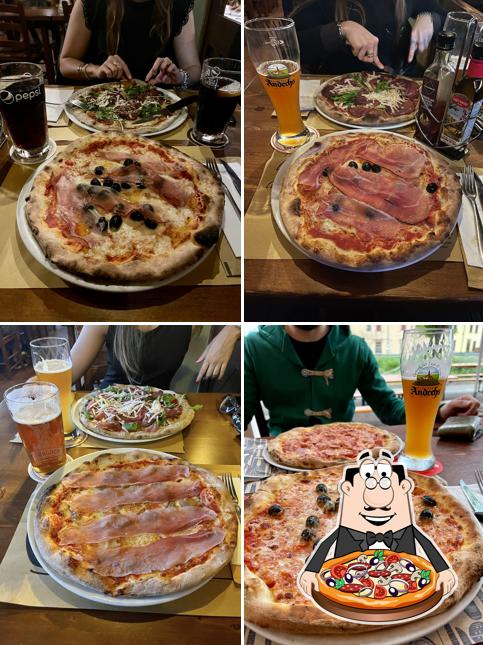 A Birreria pizzeria Bierfilz, vous pouvez essayer des pizzas