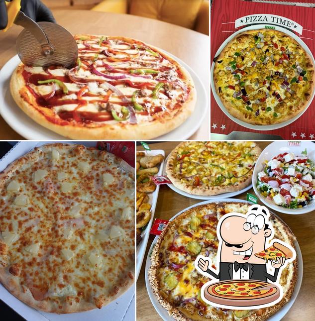 Essayez de nombreux genres de pizzas