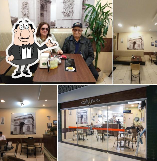O interior do Café Paris-Campinas